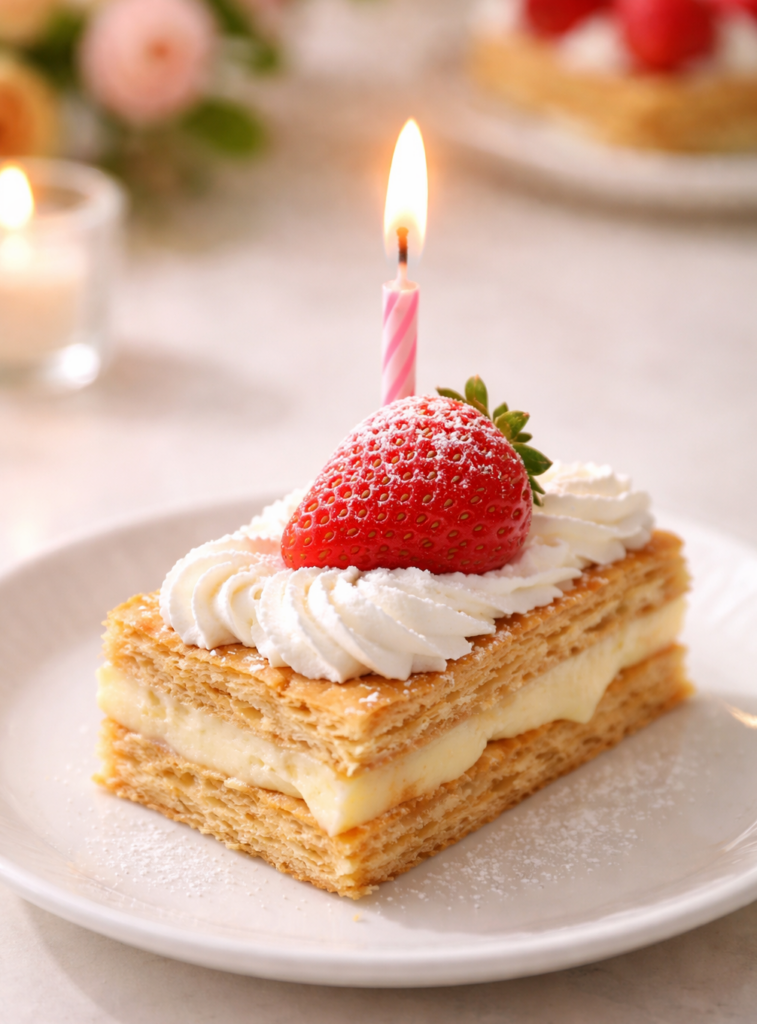 コストコの春限定スイーツ・いちご大福といちごのミルフィーユ（イメージ画像）