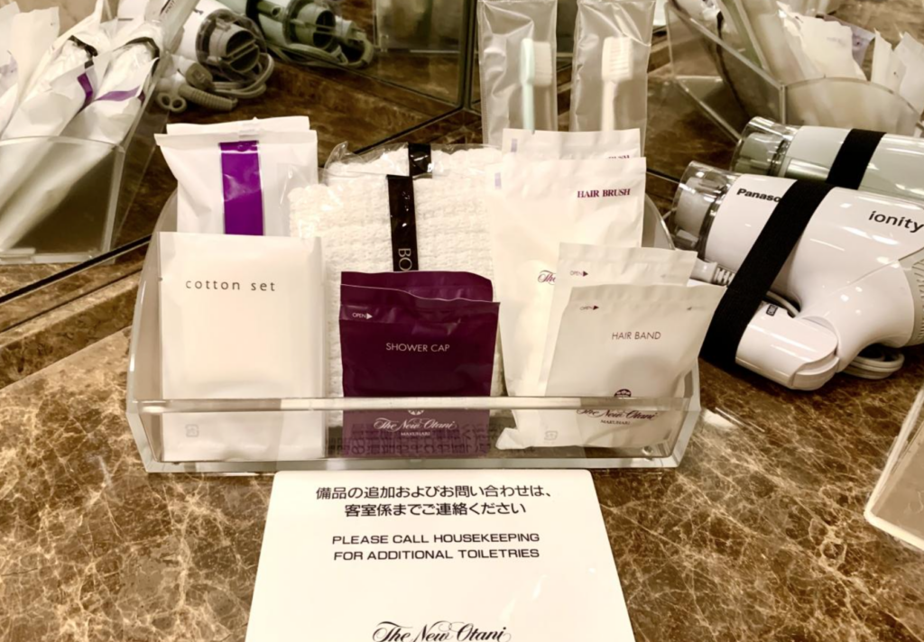 ホテルニューオータニ幕張のアメニティ