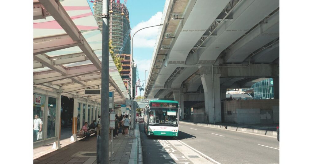 みずほPayPayドームへの臨時バス乗り場天神