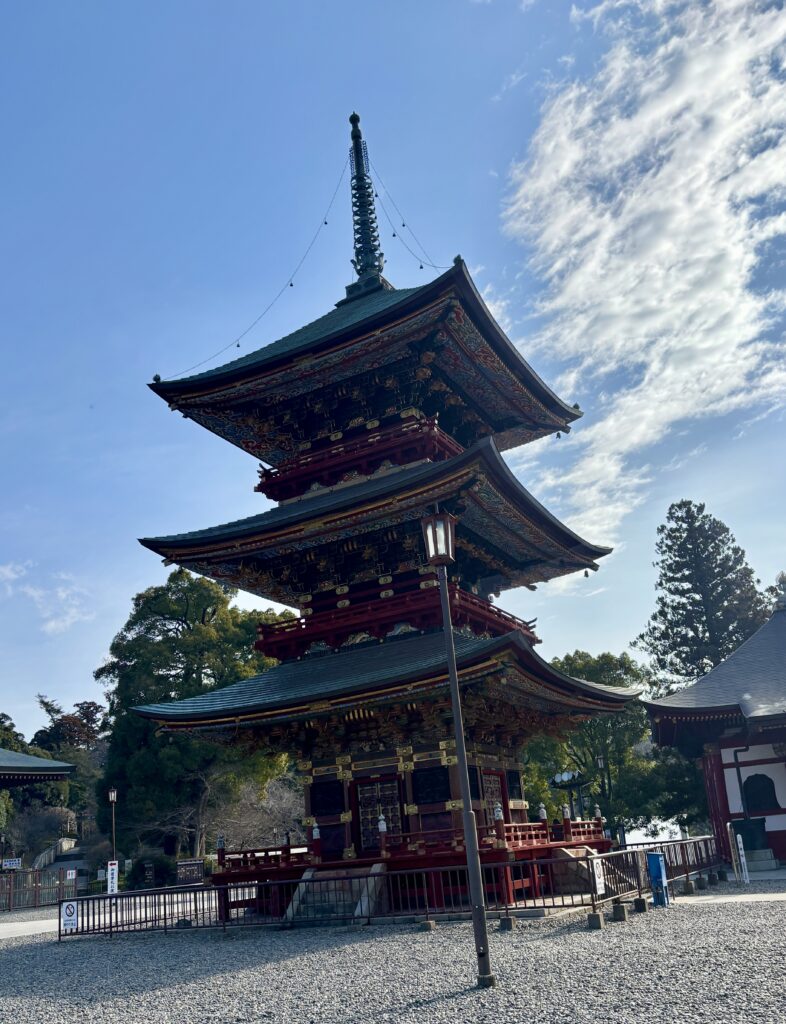 成田山新勝寺の五重塔